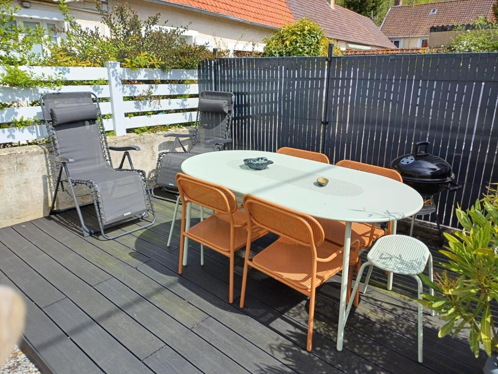 Agréable maison 3* en bord de mer Dieppe Eksteriør bilde